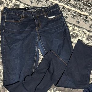 Dark wash jegging
